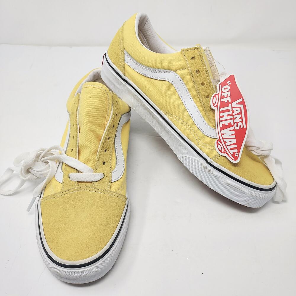 NEW Vans Classic Style Yellow Lace Up Size 6.5 - Picture 2 of 9